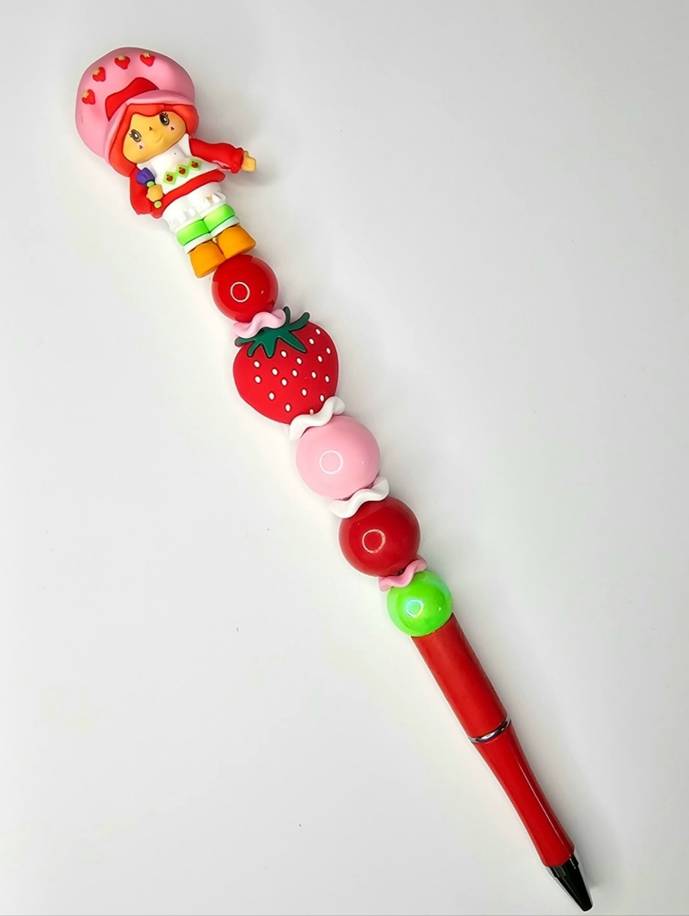 Strawberry Shortcake Beaded Pen